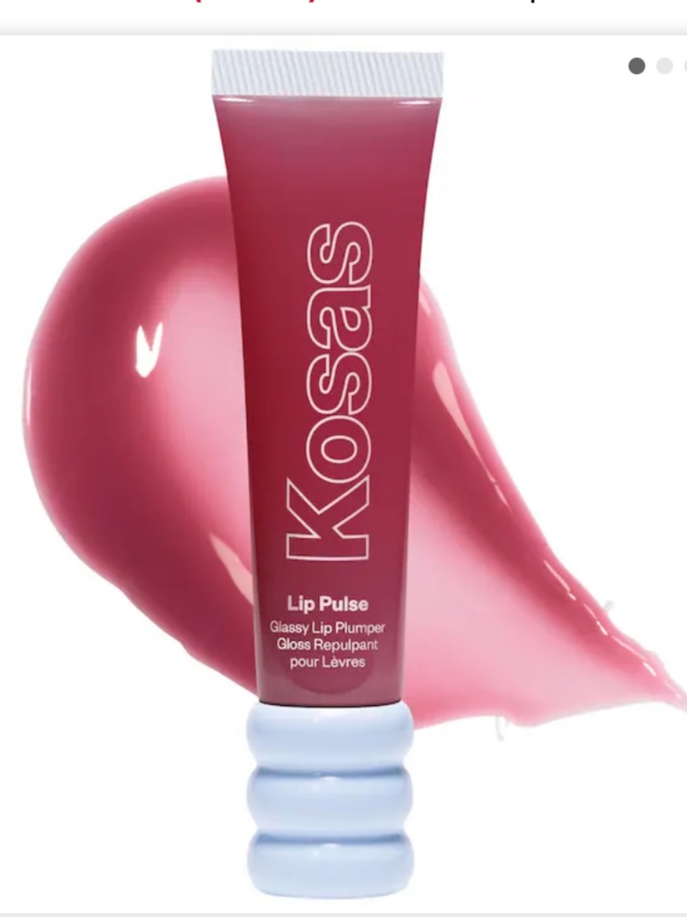 Kosas
Lip Pulse Glassy Lip Plumper Gloss in aftershock